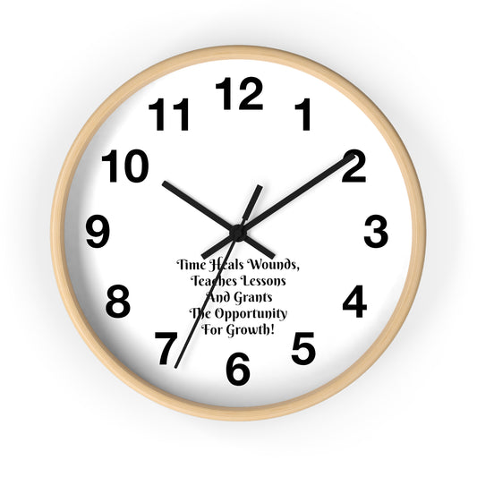 Time heals wounds, teaches lessons, and grants the opportunity for growth! Clock Wall Clock Home Use!! Clock Wall Clock Home Use!