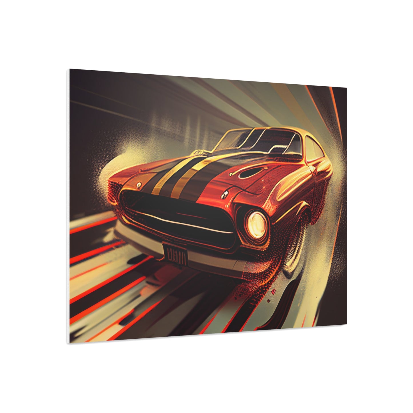 Rev Your Walls: Customizable Car Art Foam Board Prints