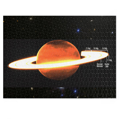 Cosmos Series 22: Worlds Without End - Saturn View Jigsaw Puzzle