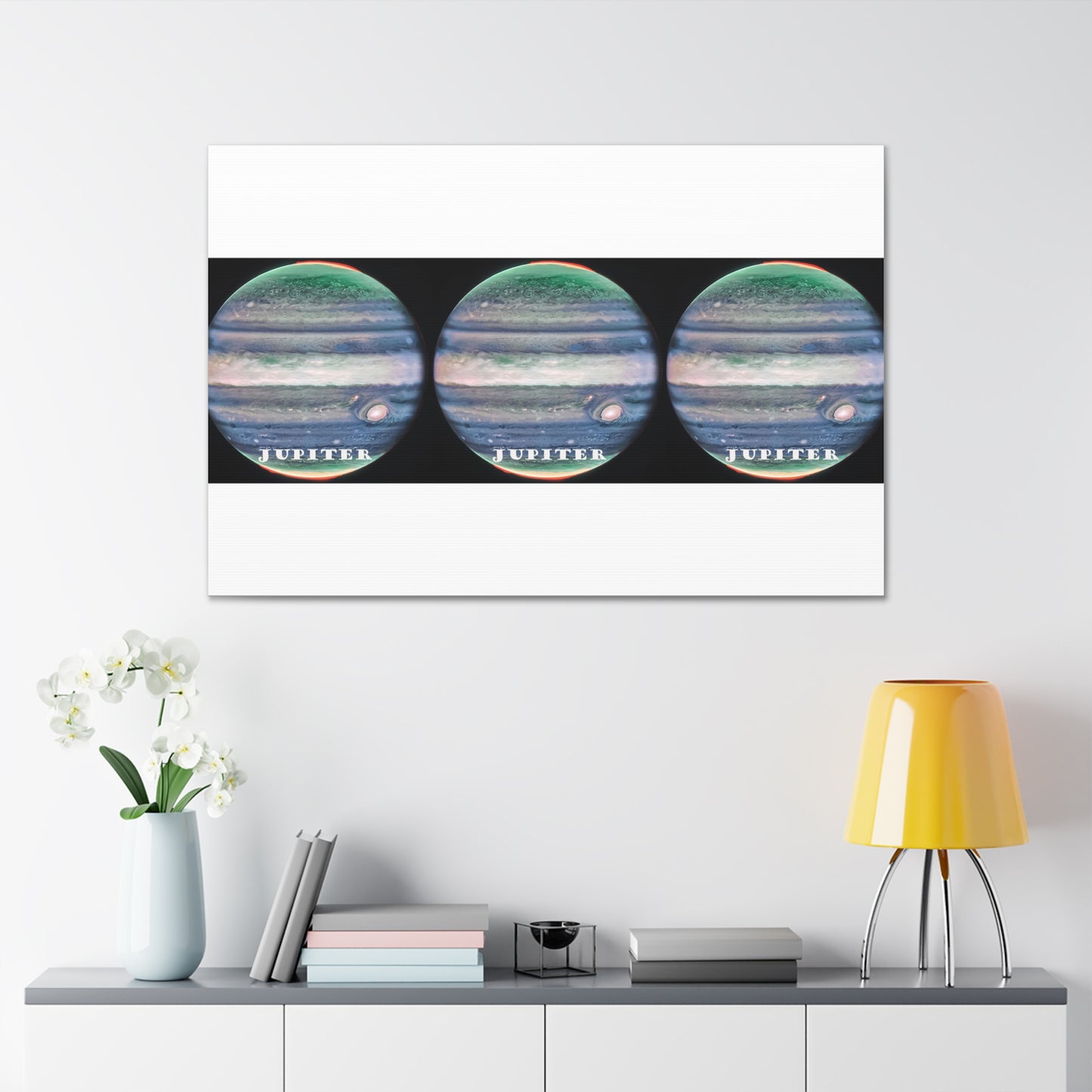 Unveiling Jupiter's Majesty: Cosmos Series Canvas Print