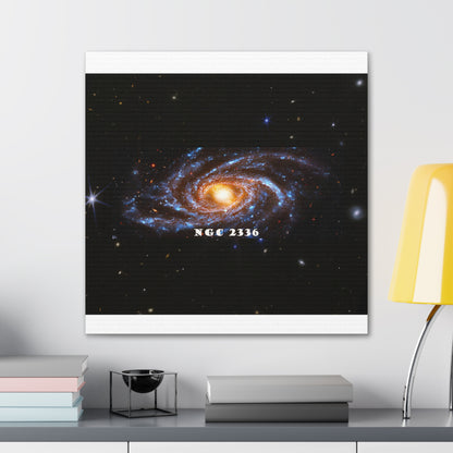 Gaze into the Galaxy: NGC2336 Cosmos Canvas Print