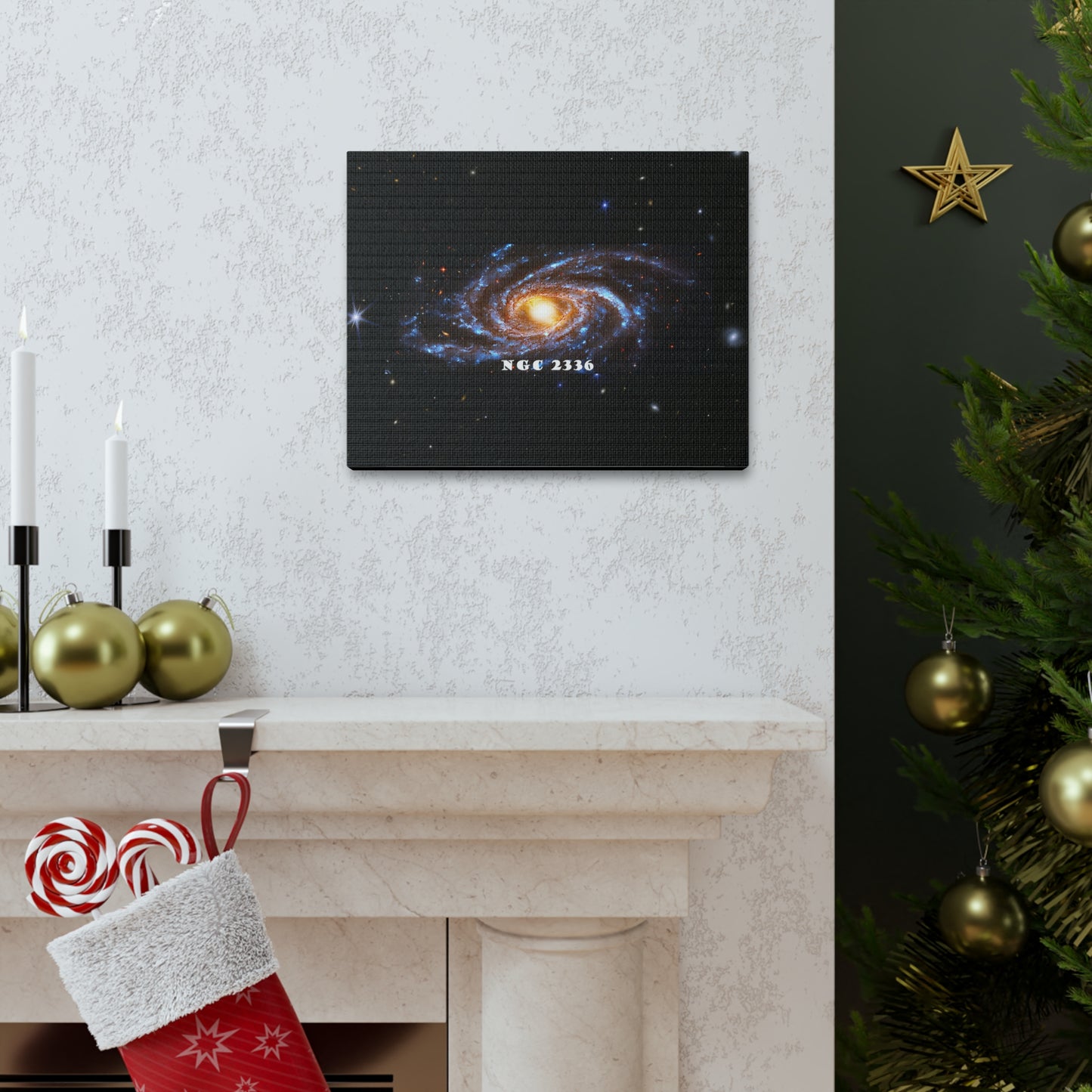 Gaze into the Galaxy: NGC2336 Cosmos Canvas Print