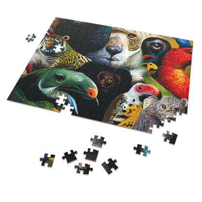 Exotic African Animal Kingdom Jigsaw Puzzle ( 252, 500,1000-Piece)