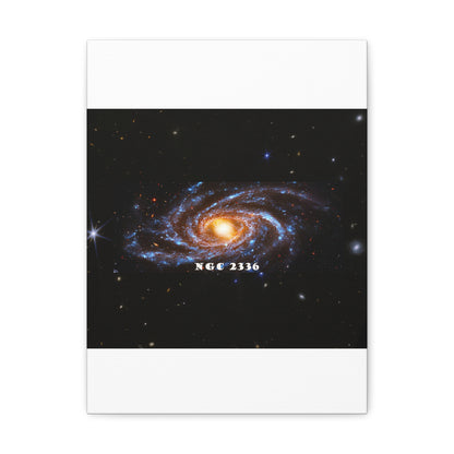 Gaze into the Galaxy: NGC2336 Cosmos Canvas Print