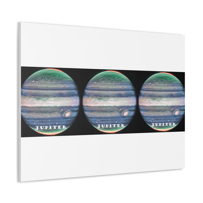 Unveiling Jupiter's Majesty: Cosmos Series Canvas Print