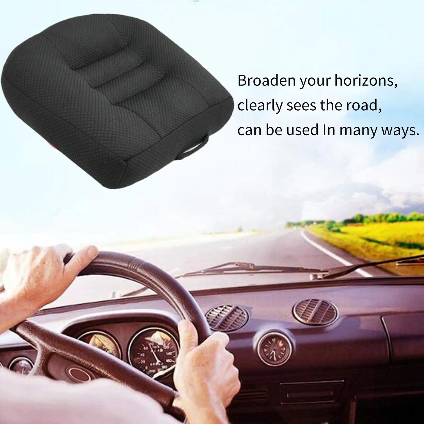 Portable Car Seat Booster Cushion - Elevate Your Driving Comfort and Perspective