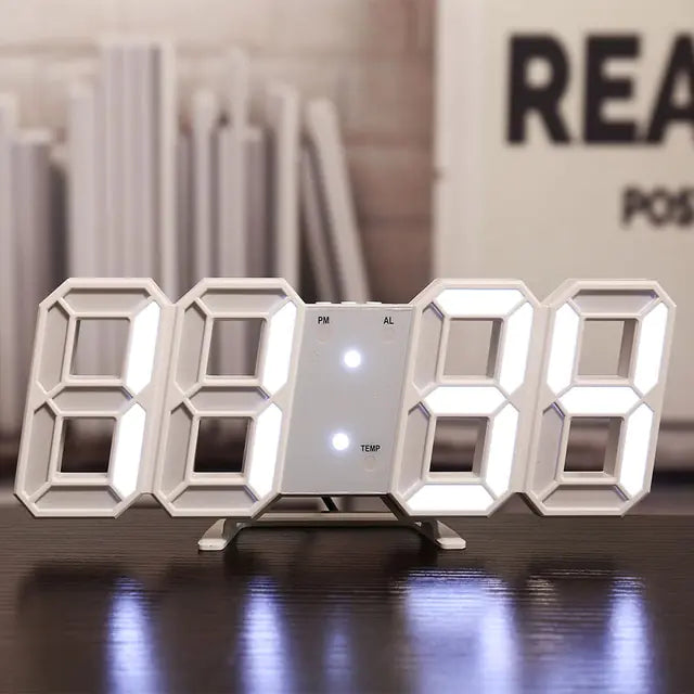 Organize Your Day: Versatile LED Clock with Date & Temperature