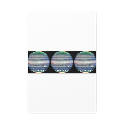 Unveiling Jupiter's Majesty: Cosmos Series Canvas Print