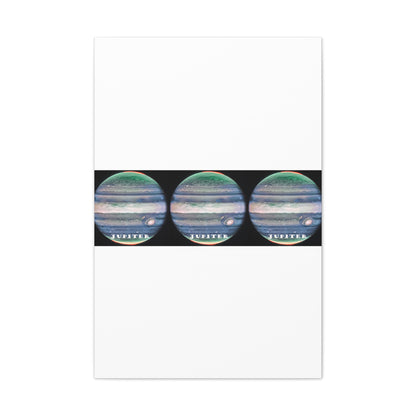 Unveiling Jupiter's Majesty: Cosmos Series Canvas Print