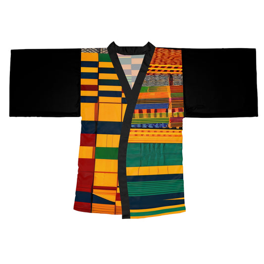 Sophisticated Cosmopolitan Series (O) Long Sleeve Kimono Robe 🌸