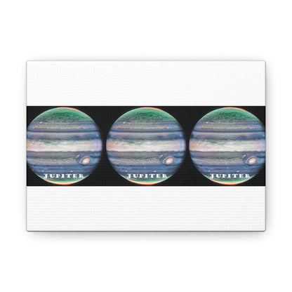 Unveiling Jupiter's Majesty: Cosmos Series Canvas Print