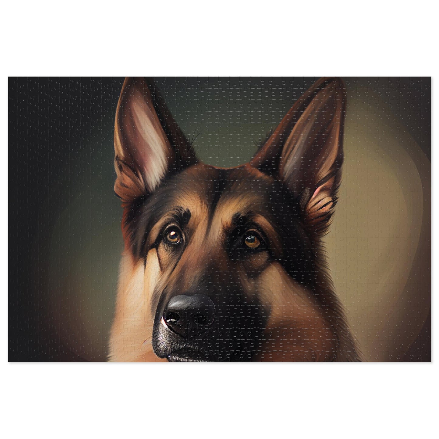 GERMAN SHEPHERD EYES Jigsaw Puzzle  Jigsaw Puzzle ( 252, 500,1000-Piece)