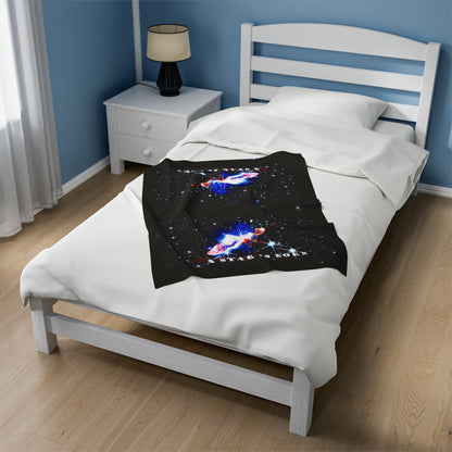 Actual A Star Is Born Velveteen  Plush Blanket: Personalized Warmth & Comfort