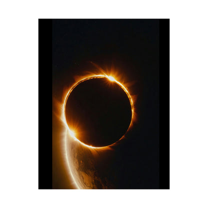 Solar Eclipse Wall Art: Captivating Beauty on Museum-Grade Paper