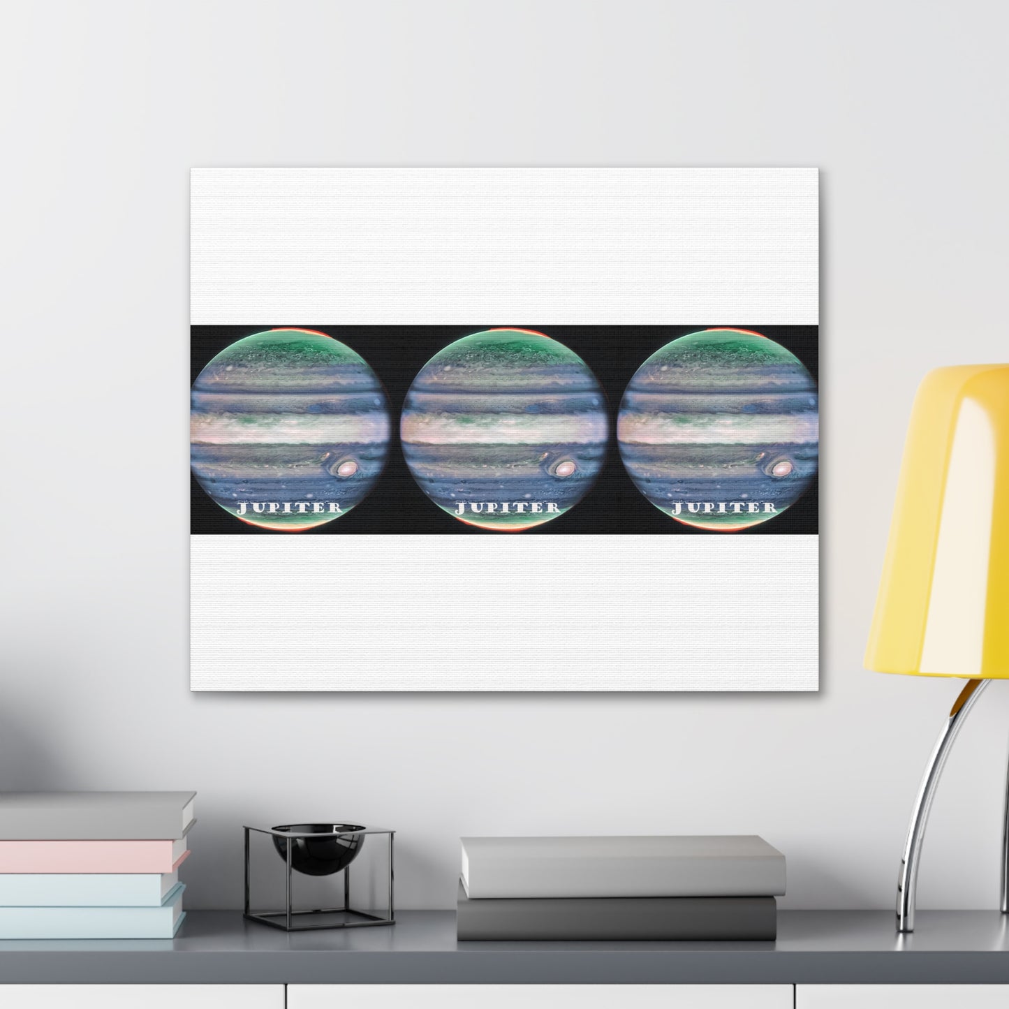 Unveiling Jupiter's Majesty: Cosmos Series Canvas Print