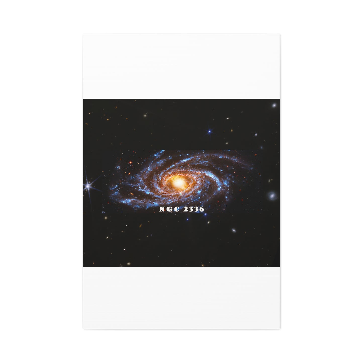 Gaze into the Galaxy: NGC2336 Cosmos Canvas Print