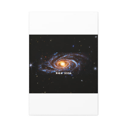 Gaze into the Galaxy: NGC2336 Cosmos Canvas Print