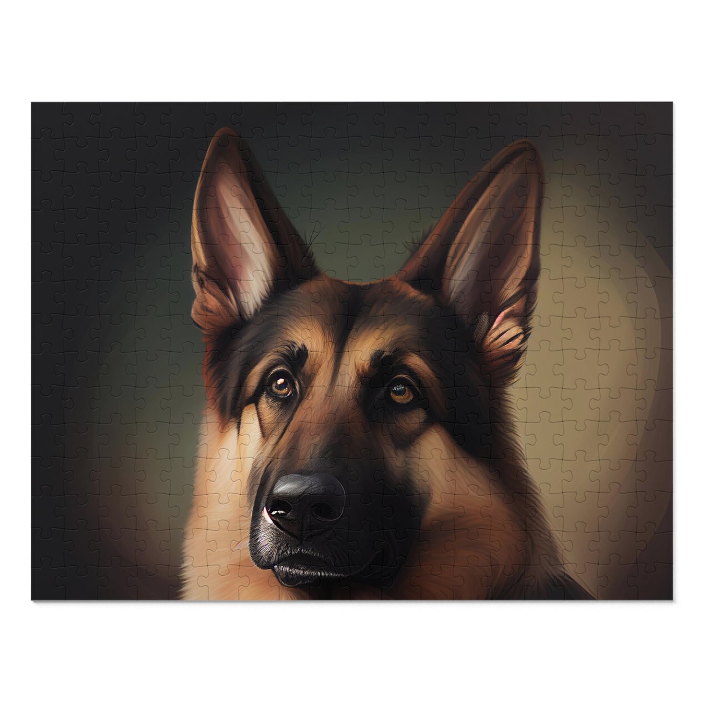 GERMAN SHEPHERD EYES Jigsaw Puzzle  Jigsaw Puzzle ( 252, 500,1000-Piece)