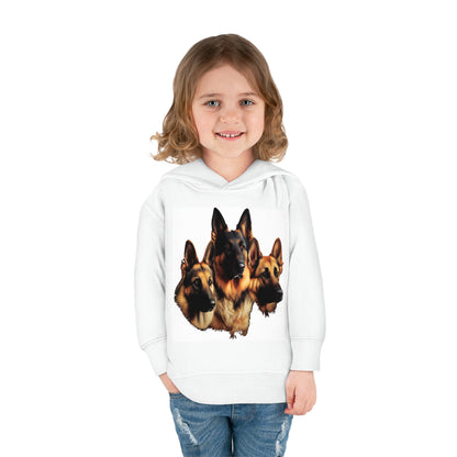 Cozy Adventures with My German Shepherd: Toddler Fleece Hoodie