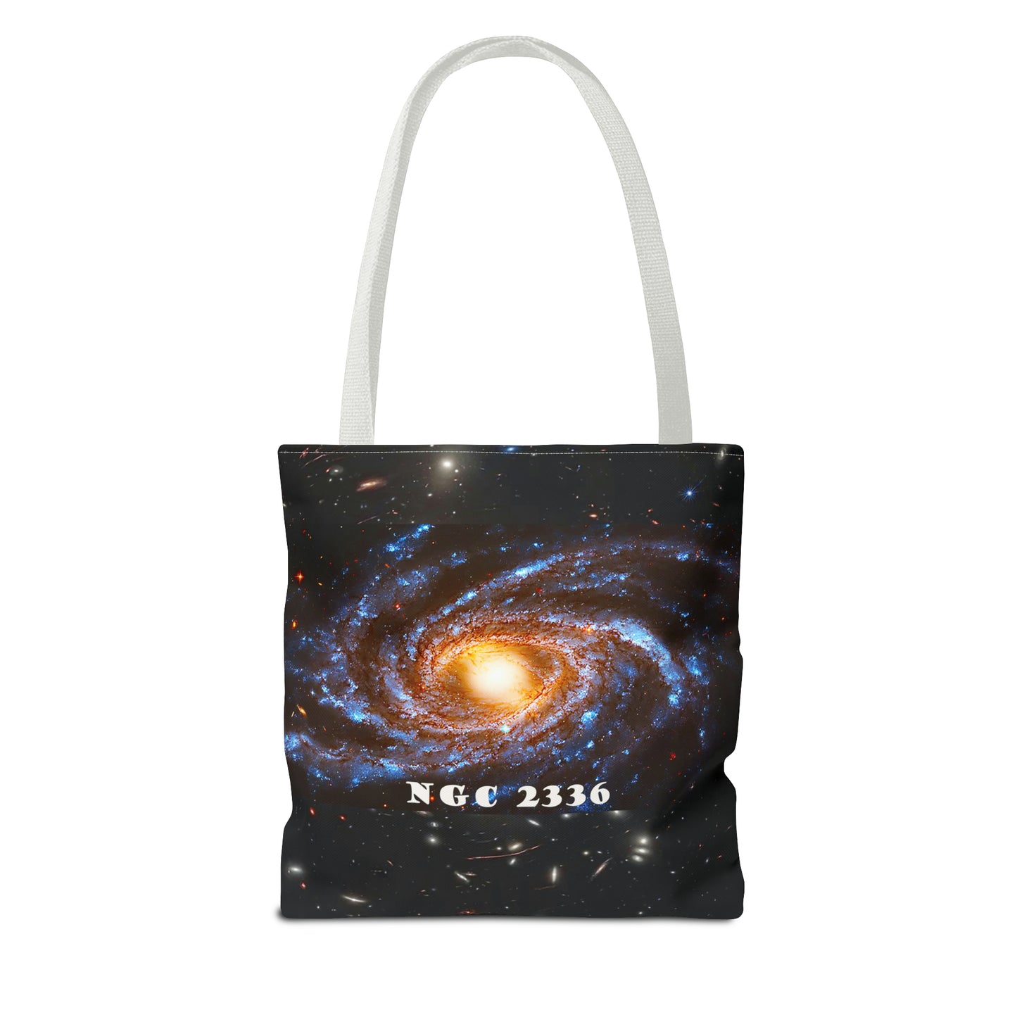 NGC2336 Galaxy Tote: Where Space Meets Style Series 14 , 9ozTote Bag (AOP)