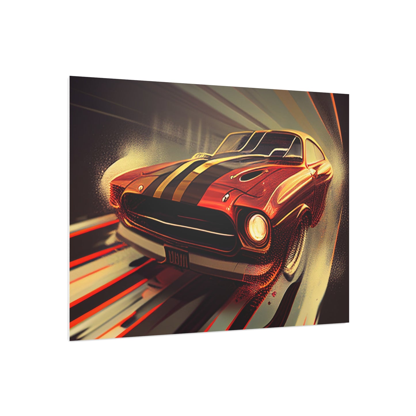 Rev Your Walls: Customizable Car Art Foam Board Prints