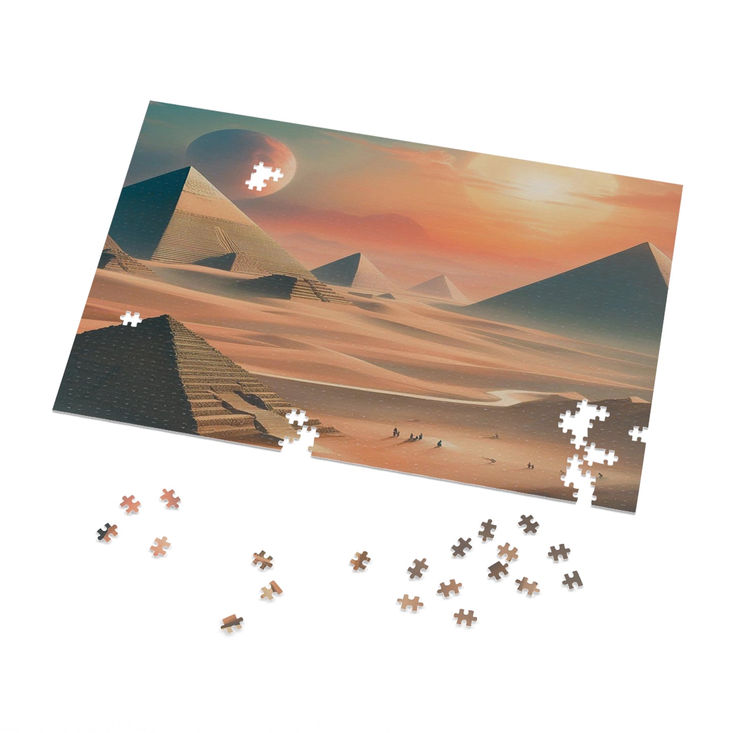 Egypt Pyramids Jigsaw Puzzle: Unveil the Mystery! ( 252, 500,1000-Piece)