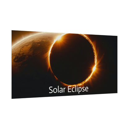 Solar Eclipse Watercolor Posters: Add Cosmic Artistry to Your Walls 54" x 36" (Horizontal) $119.99