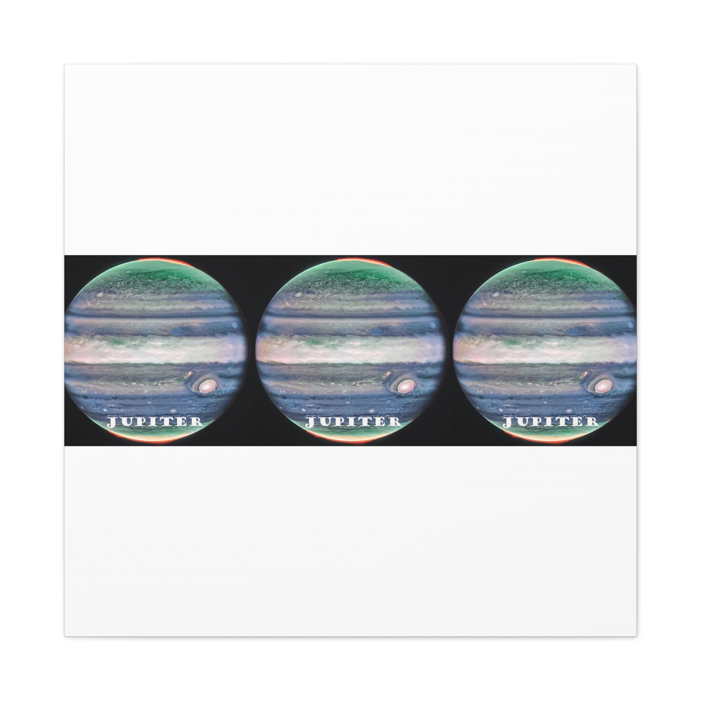 Unveiling Jupiter's Majesty: Cosmos Series Canvas Print