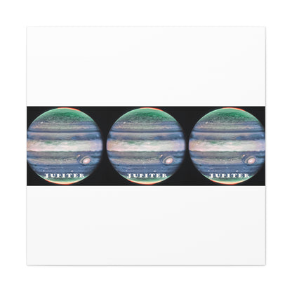 Unveiling Jupiter's Majesty: Cosmos Series Canvas Print