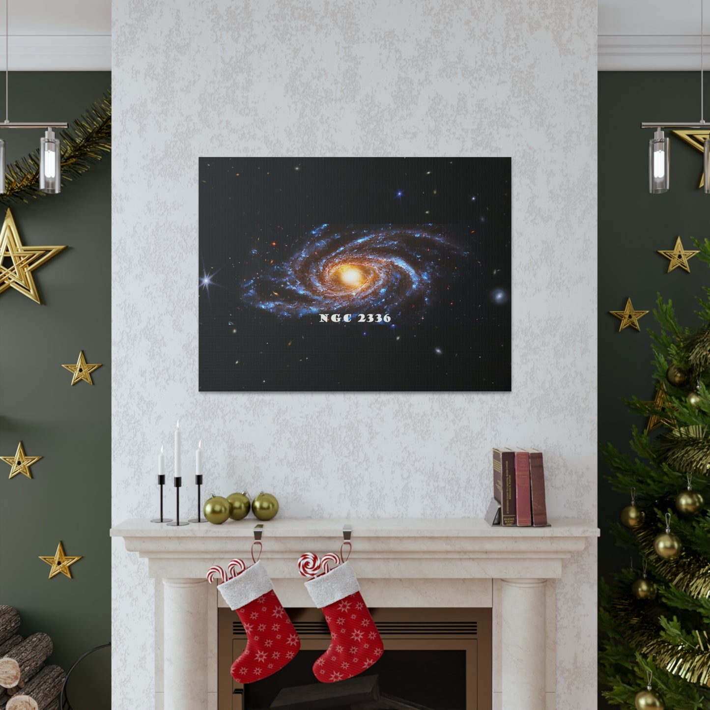 Gaze into the Galaxy: NGC2336 Cosmos Canvas Print