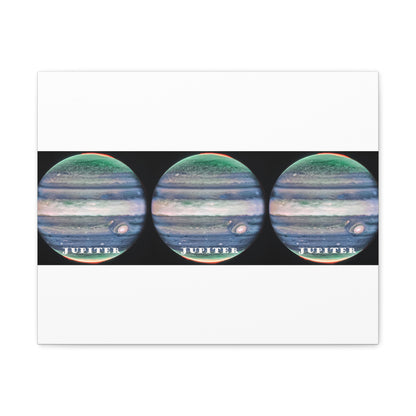 Unveiling Jupiter's Majesty: Cosmos Series Canvas Print