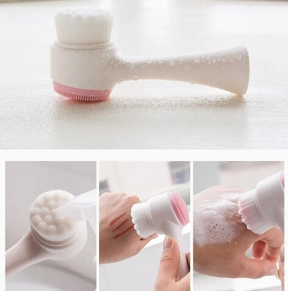 Cleanse & Massage:  Silicone Facial Brush for Radiant Skin
