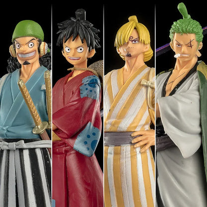 One Piece 4 Emperors Anime Figure Blind Box - Featuring Shanks, Teach, Luffy, Buggy, Zoro