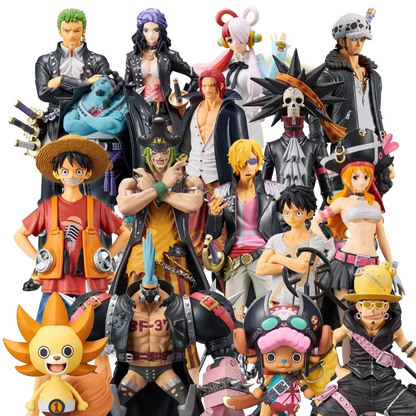 One Piece 4 Emperors Anime Figure Blind Box - Featuring Shanks, Teach, Luffy, Buggy, Zoro