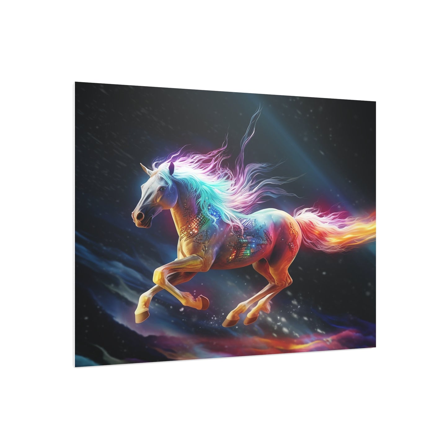 Unleash the Magic: "The Magic Pony" Foam Board Print