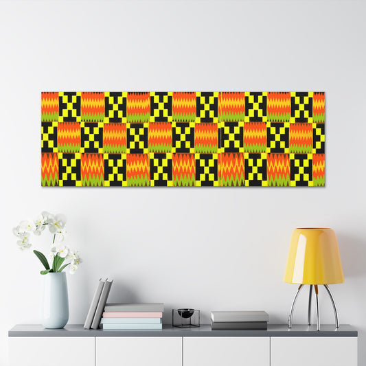 Kente Canvas Art: Bring African Heritage to Your Walls