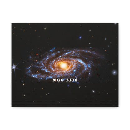 Gaze into the Galaxy: NGC2336 Cosmos Canvas Print