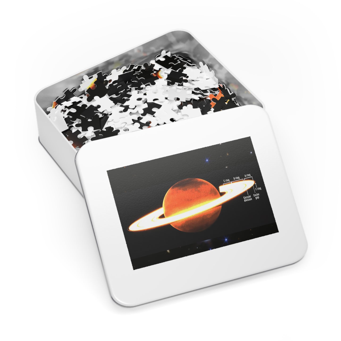 Cosmos Series 22: Worlds Without End - Saturn View Jigsaw Puzzle