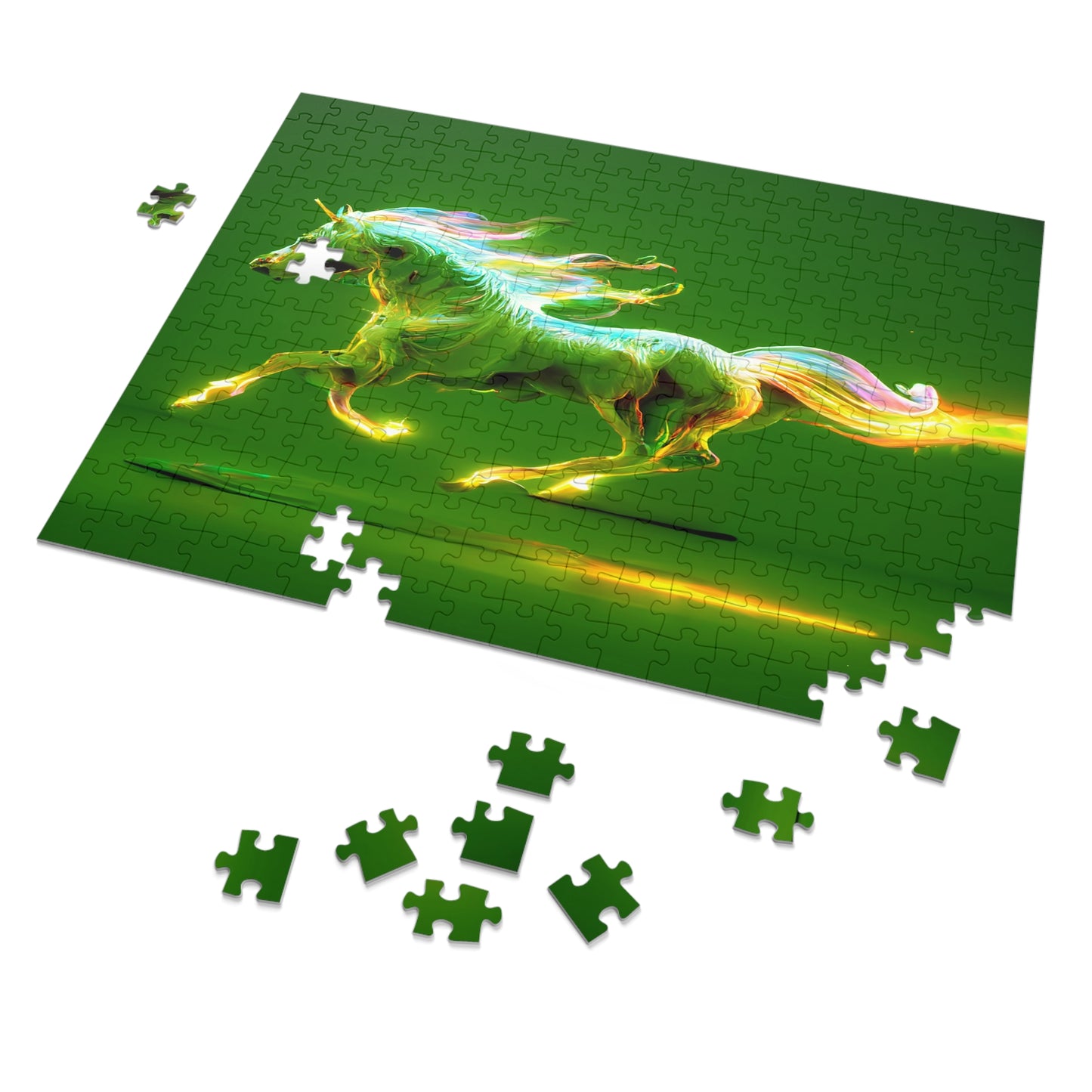 "The Magic Pony" Puzzle: Whimsical Challenge, Vibrant Art  (500,1000-Piece)