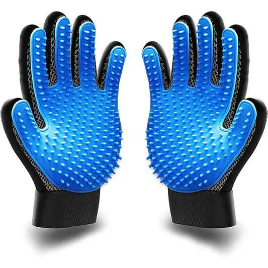 Complete Pet Grooming Kit for Dogs, Cats, and Rabbits: Dual-Sided Brush and Bath Cleaning Glove