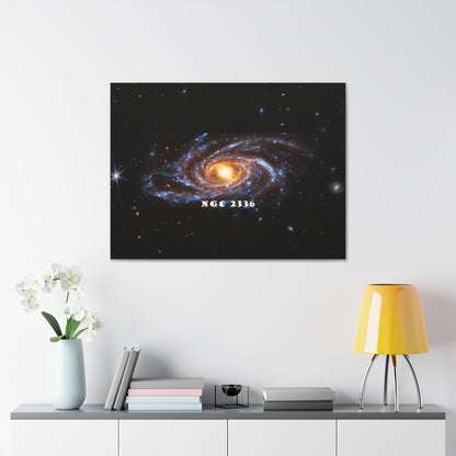 Gaze into the Galaxy: NGC2336 Cosmos Canvas Print