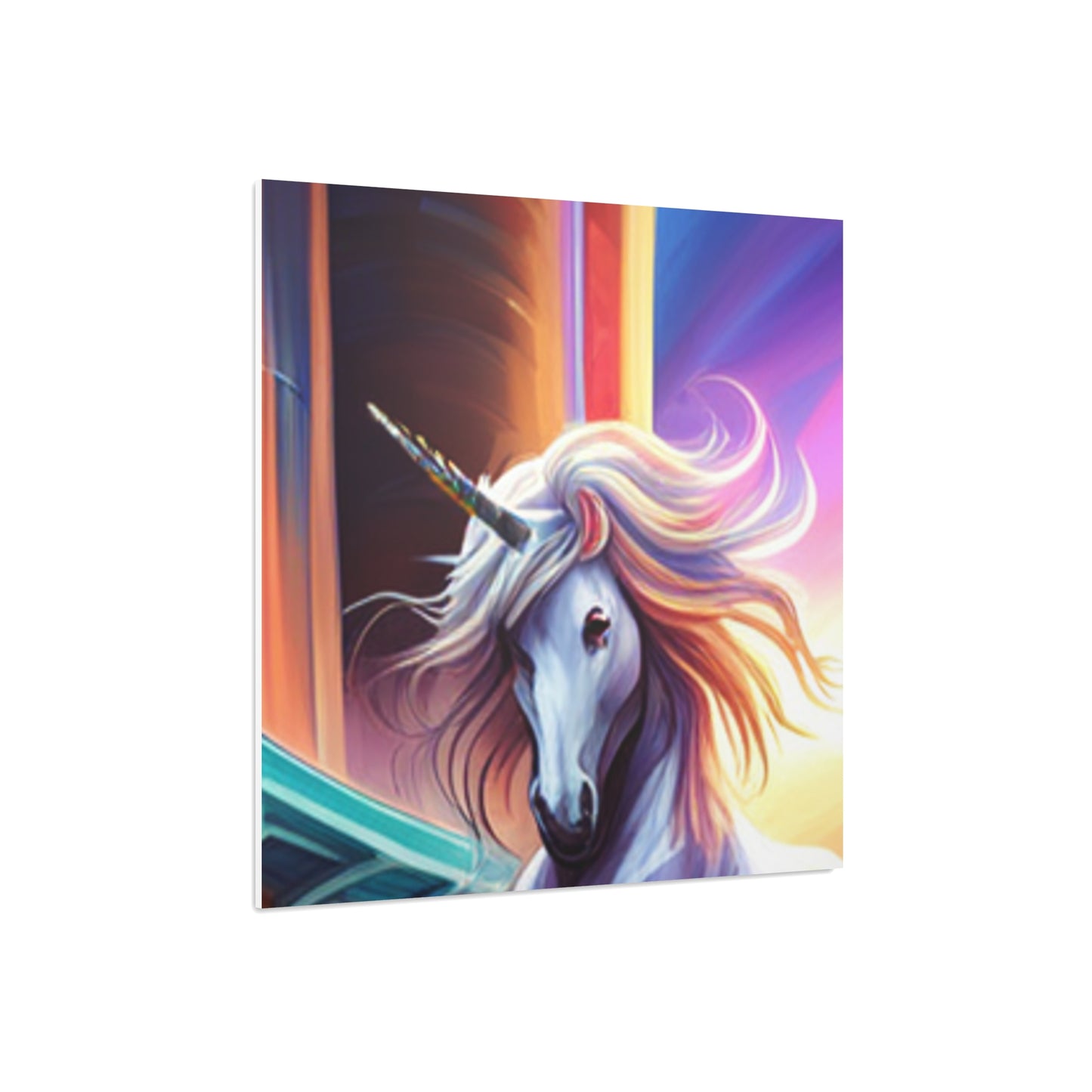 The Magic Pony Magical Unicorn Art: Vibrant Foam Board Prints