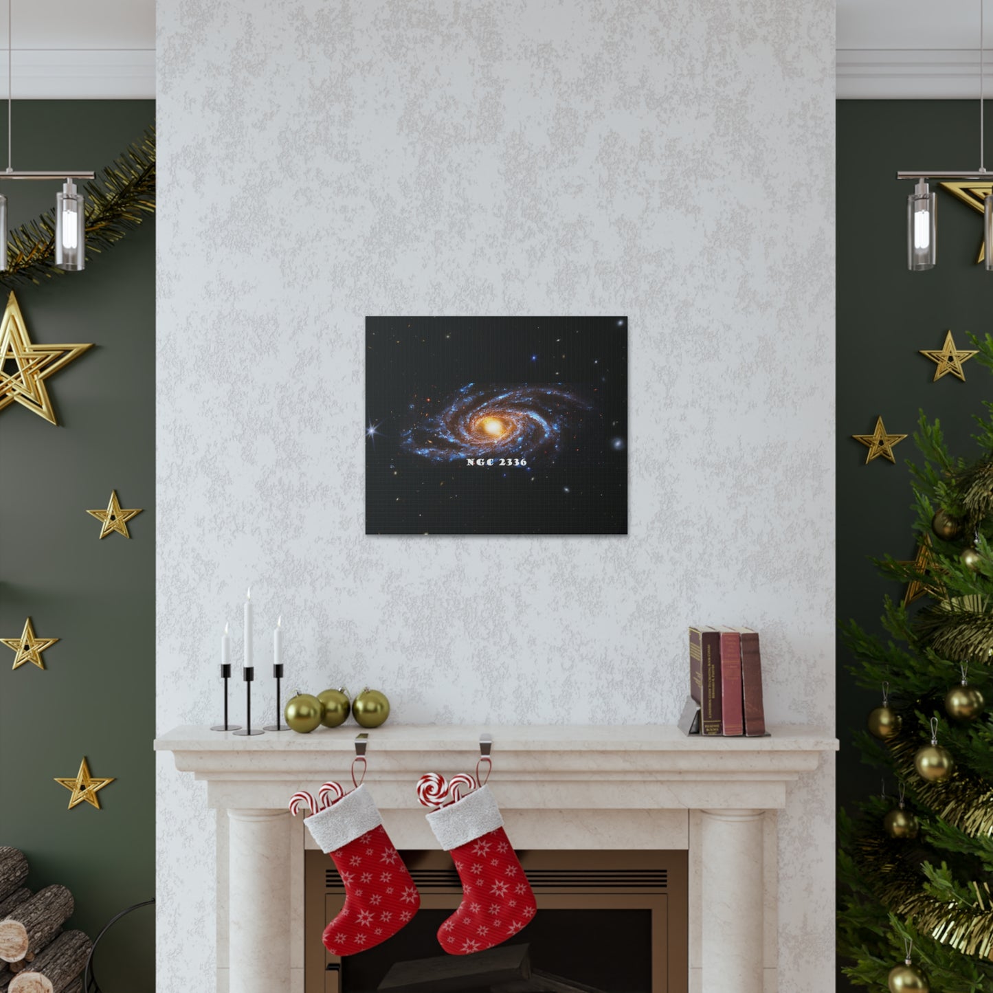 Gaze into the Galaxy: NGC2336 Cosmos Canvas Print