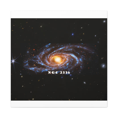 Gaze into the Galaxy: NGC2336 Cosmos Canvas Print