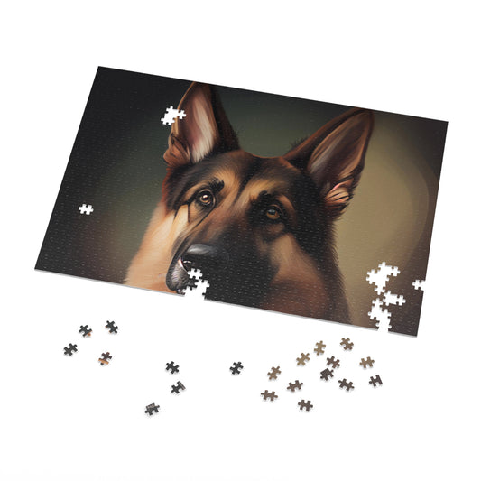 GERMAN SHEPHERD EYES Jigsaw Puzzle  Jigsaw Puzzle ( 252, 500,1000-Piece)