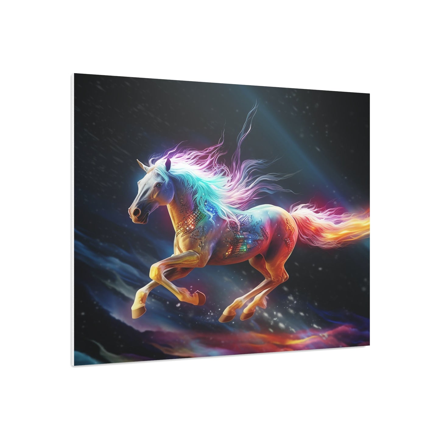 Unleash the Magic: "The Magic Pony" Foam Board Print