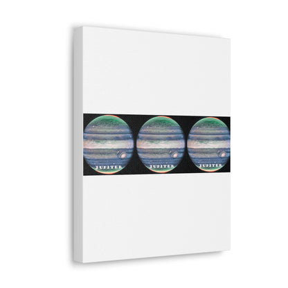 Unveiling Jupiter's Majesty: Cosmos Series Canvas Print