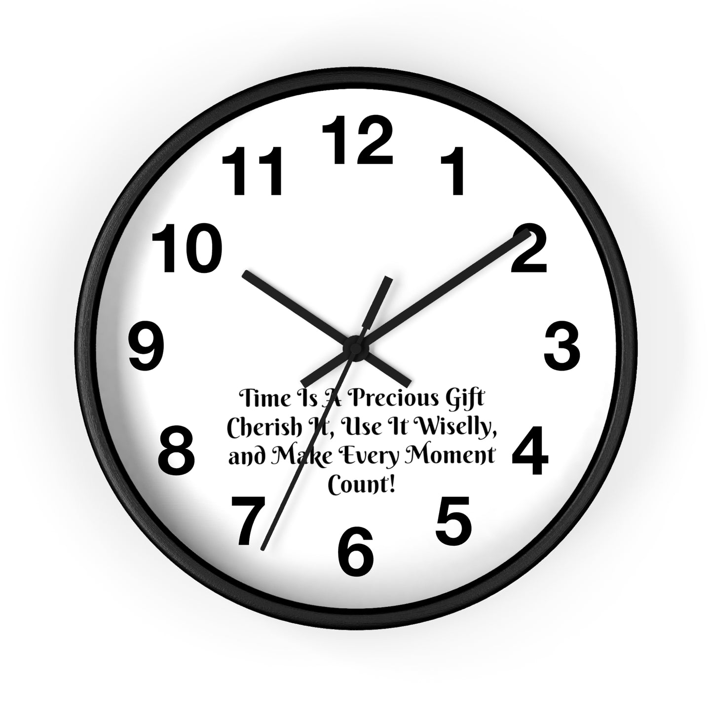 Time is a precious gift, cherish it, use it wisely, and make every moment count! Clock Wall Clock Home Use!