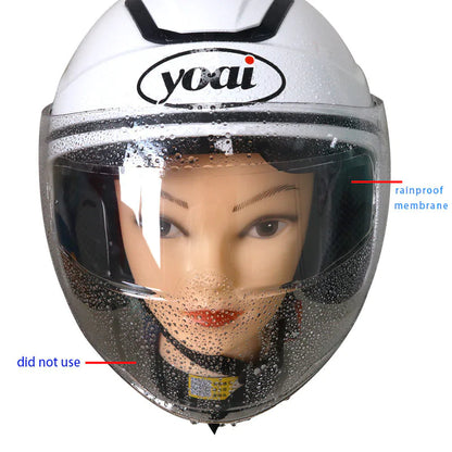 Motorcycle Helmet Anti-Fog Film - Clear Vision, Rainproof Coating