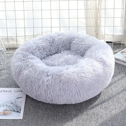 Ultimate Pet Pampering: Luxurious Plush Calming Bed